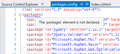 nuget packages.config